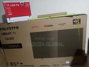 Polystar 85 Inches Qled Smart TV With Prime Video