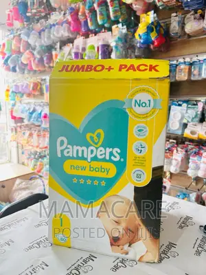 Pampers New Baby Size 1 80 Nappies Jumbo Pack
