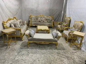 Royal 10 Seater Sofa Chairs and Table