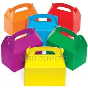 Colorful Party Boxes for Birthday, Wedding, and Events