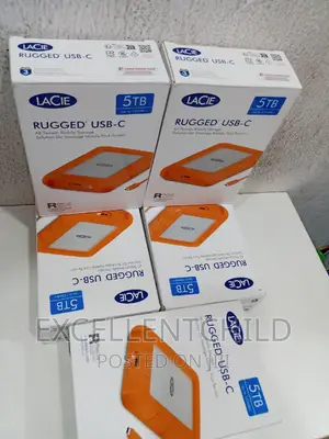 Rugged Usb-c Lacie 5tb Portable Hdd