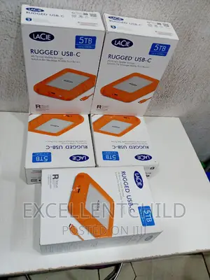 Rugged Usb-c Lacie 5tb Portable Hdd