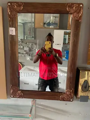 Coffee Colour Bathroom Mirror