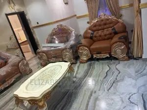 7 Seaters Brown Sofa Royal Chairs
