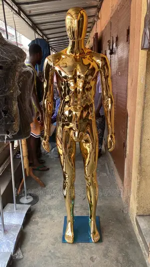 Full Body Gold Male Mannequin