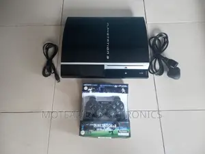 Uk Used Playstation 3 Console With Games, Cables and Pad