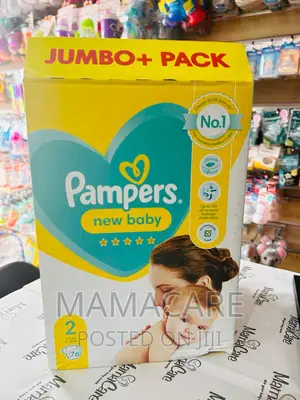 Pampers New Baby Jumbo Pack Size 2 76 Nappies
