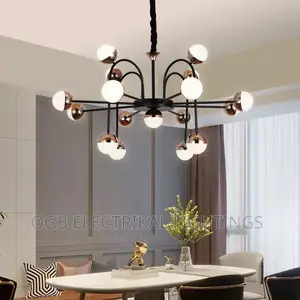 Spider Glass Chandelier