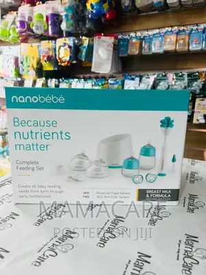 Nanobebe Baby Bottle Complete Feeding Set Teal