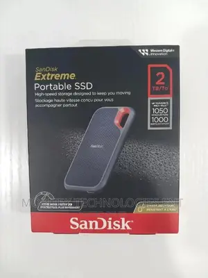 2tb Sandisk External SSD Portable Storage Drive (1050mb/S)
