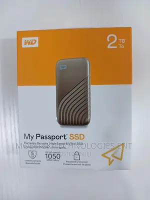 2tb Wd My Passport Ssd External Storage Drive (1050mb/S)