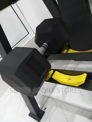 45kg Hexagon Luxury Dumbbells