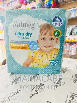 Nutmeg Ultra Dry Nappies Size 6+ 26 Nappies