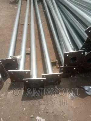 Solar Pole With Foundation Iron Rod