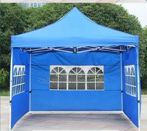 Foldable Canopy/Gazebo 10ft by 10ft (White Pole)
