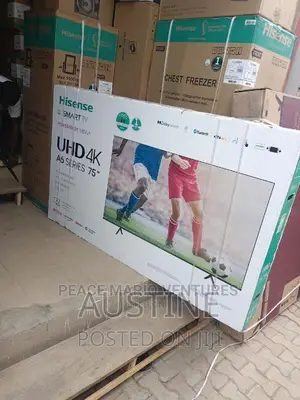Brand New Hisense 75" Smart Tv>>Bluetooth>>Netflix>>Uhd>