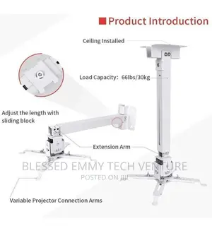 Projector Ceiling Mount Wall 15 Degrees