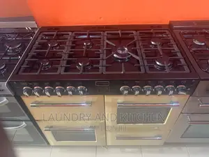 7 Burner Industrial Gas Cooker With Double Oven and Grill 