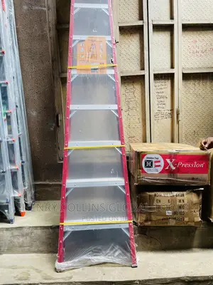 8 Step Simple Side Fiberglass Ladder