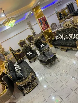 Egyptian Gold Royal Sofa Set New Design