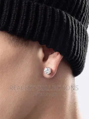 Diamond Magnetic Stud Earrings