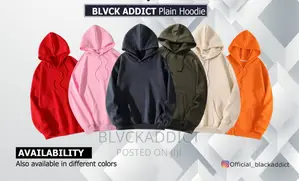 BLVCK Addict Plain Hoodie