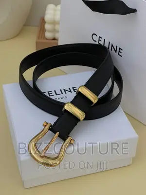 Original CELINE Leather Belts Available in Store
