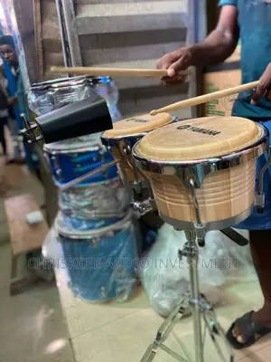 Yamaha Bongo Conga Drum With Agogo