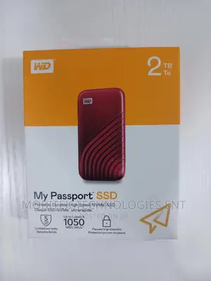 2tb Wd My Passport External Portable Ssd Drive (1050mb/S)