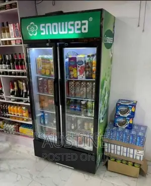 Brand New Snowsea Side-Side Showcase Refrigerator>533L>Red>>