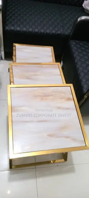 Fancy Marble Side Stools 3 in 1