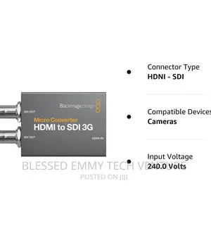 Blackmagic Design Micro Converter Hdmi to Sdi 3g