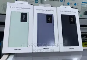 Smart Clear View Flip Cover for Samsung Galaxy S24 Series