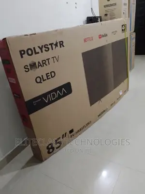 Polystar 85” Smart LED Ultra HD TV With Netflix,Frameless
