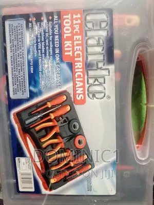 11 Piece of Electricians Tools Pliers and Screwed