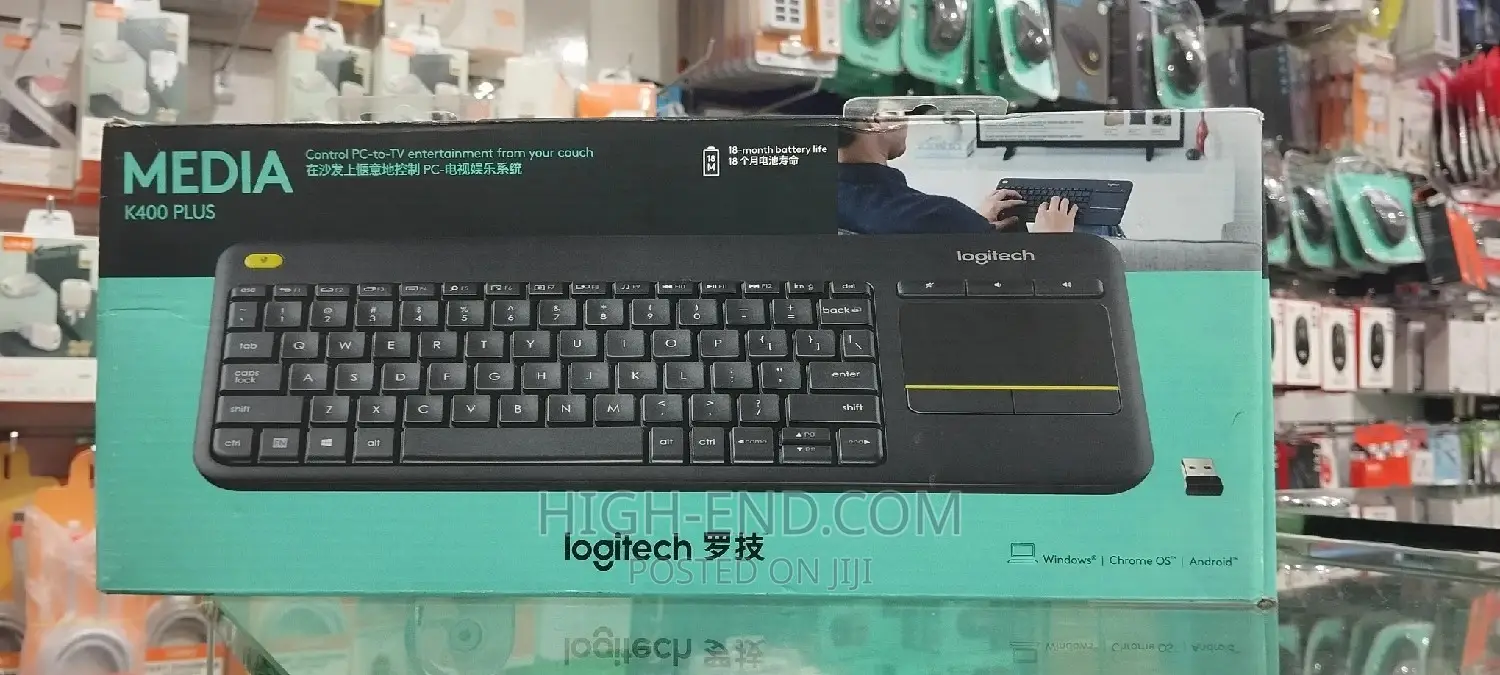 Logitech Media PLUS Wireless Touch Keyboard