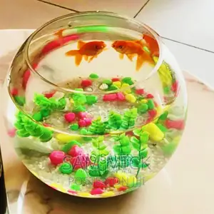 10 Liters Fishbowl With 3 Small Fishes