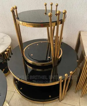 Quality Imported Center Table With Side Tables