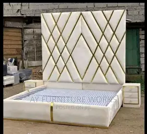 Stylish High Headboard Bedframe