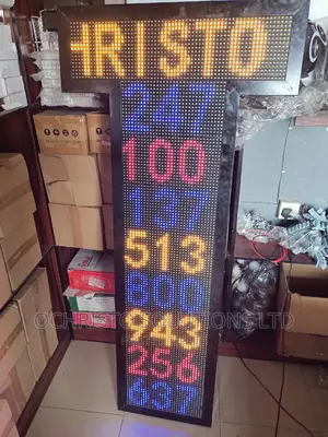 CCC Digital Hymn Board With Moving Message