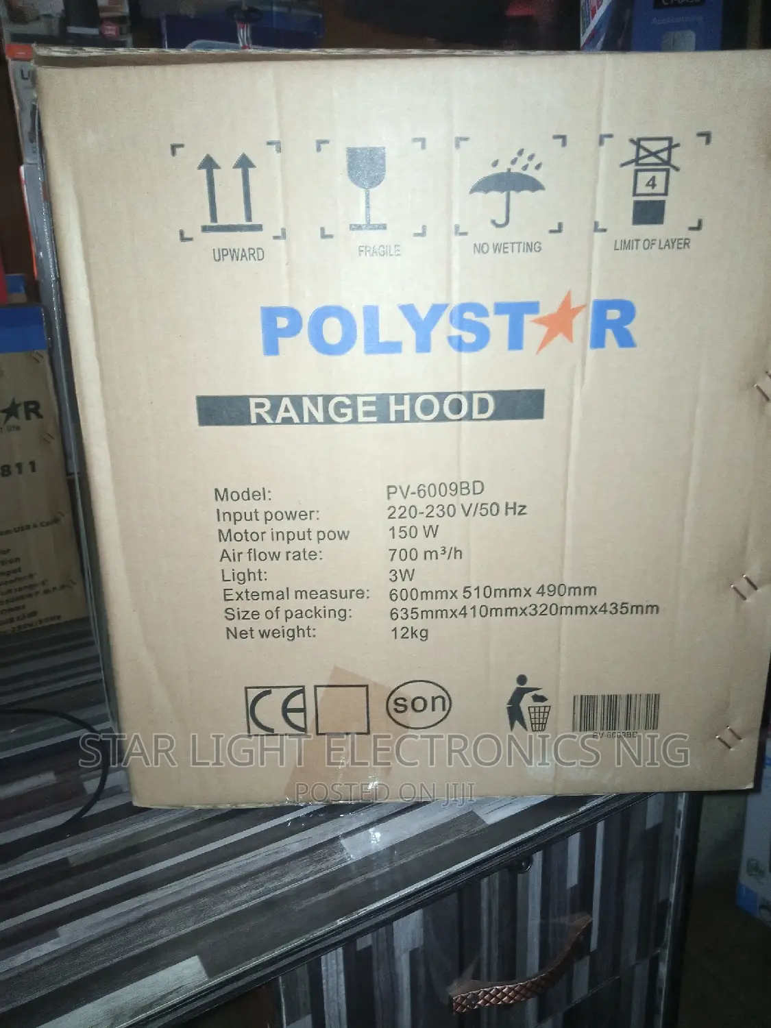 60cm Range Hood Polystar