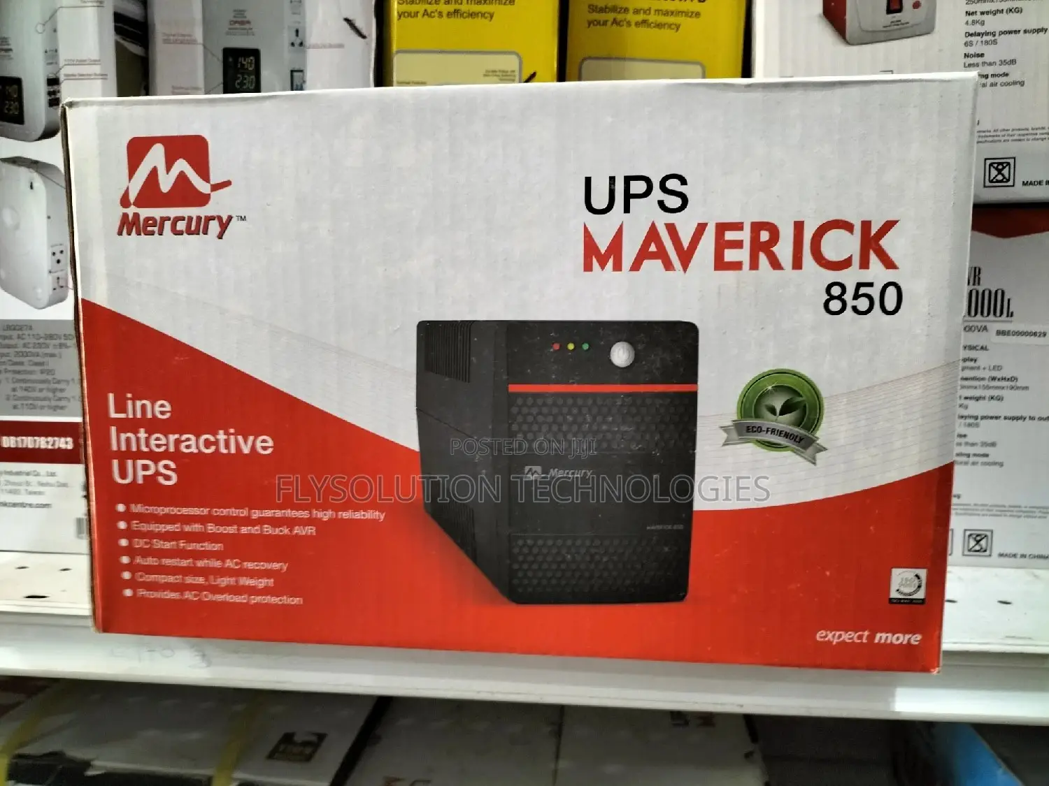 Mercury UPS 850VA Maverick Line Interactive
