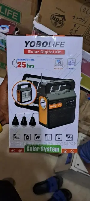 Solar Rechargeable Lighting Kit With Bulbs Get Today