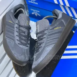 Original Adidas Gazelle Black/Brown/Ash/Cream