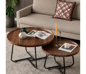 Double Sided Round Living Room Center Table