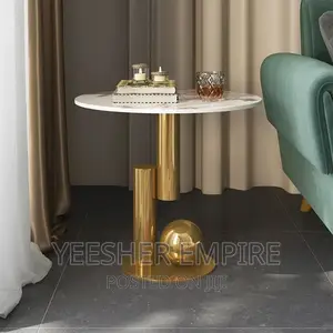 Luxury Marble Top Side Stool