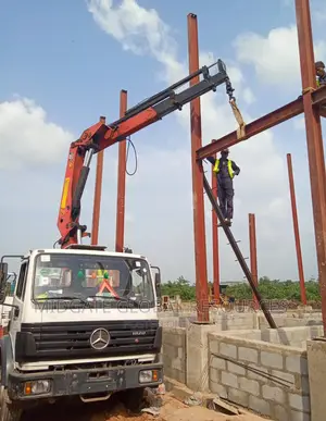 Long Boom Crane Truck (Hiab) for Rental Service