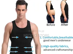 Men's Slimming Body Shapewear Corset Vest Shirt
