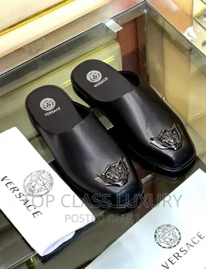 Versace Men Luxury Top Leather Designer Shoe