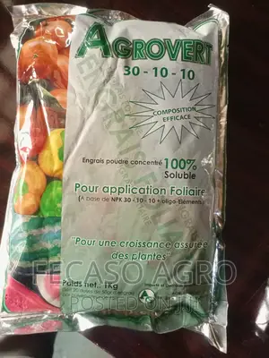 Agrovert 6-13-46, 30-10-10, 20-20-20 Foliar Fertilizer
